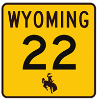 Wyoming County 22 plate